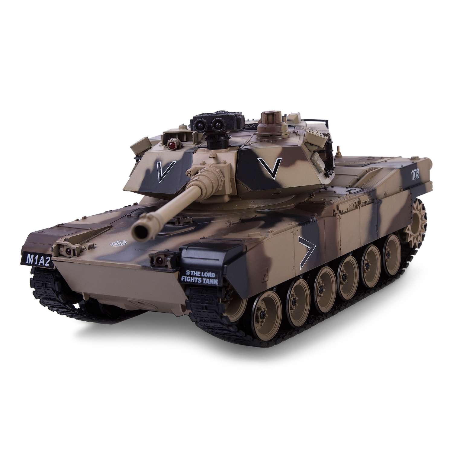 Танк р/у Global Bros Household M1A2 Abrams 1:20 со звуком в ассортименте - фото 2
