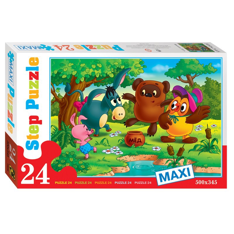 Пазл Step Puzzle Maxi Союзмультфильм 24элемента в ассортименте 70002-70008 - фото 2