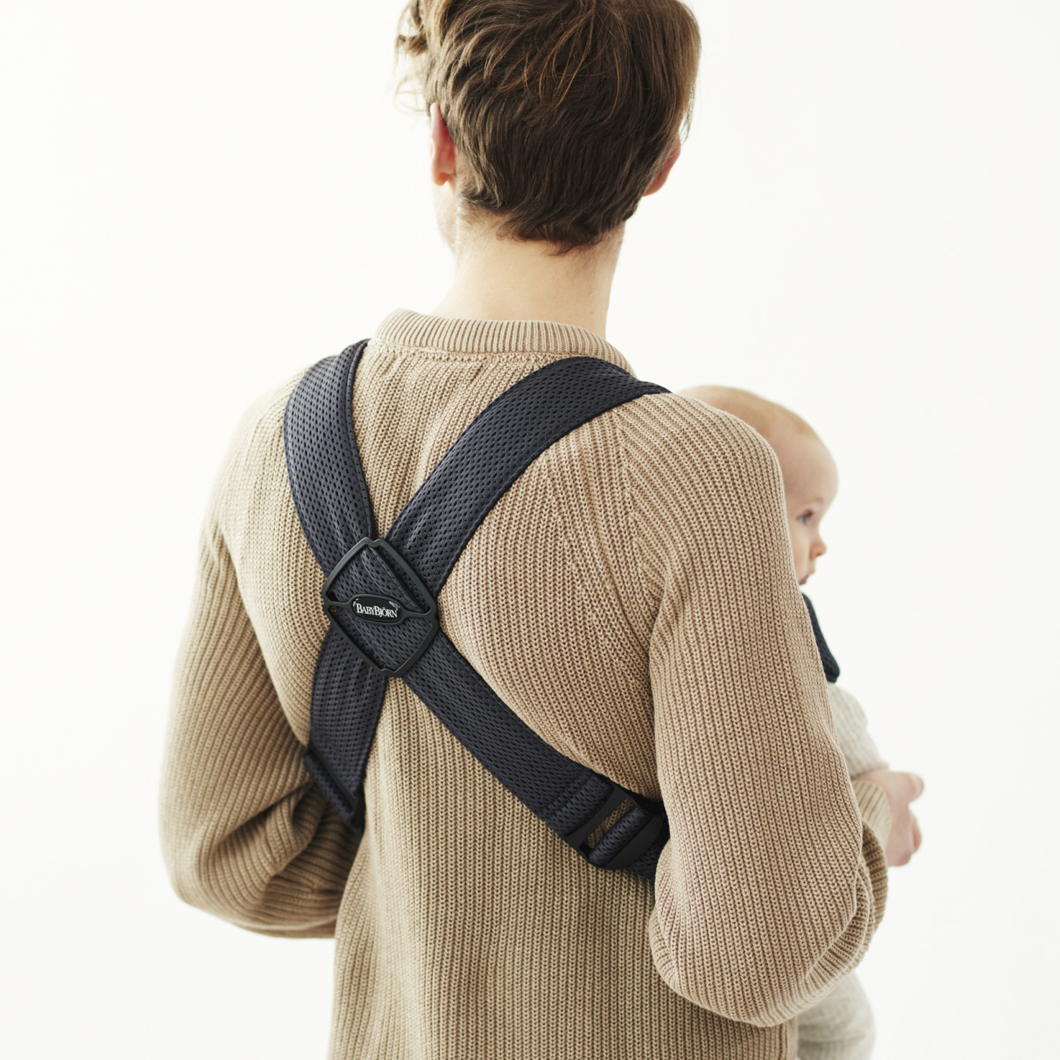 Рюкзак для переноски ребенка BabyBjorn Mini Mesh Антрацит - фото 7