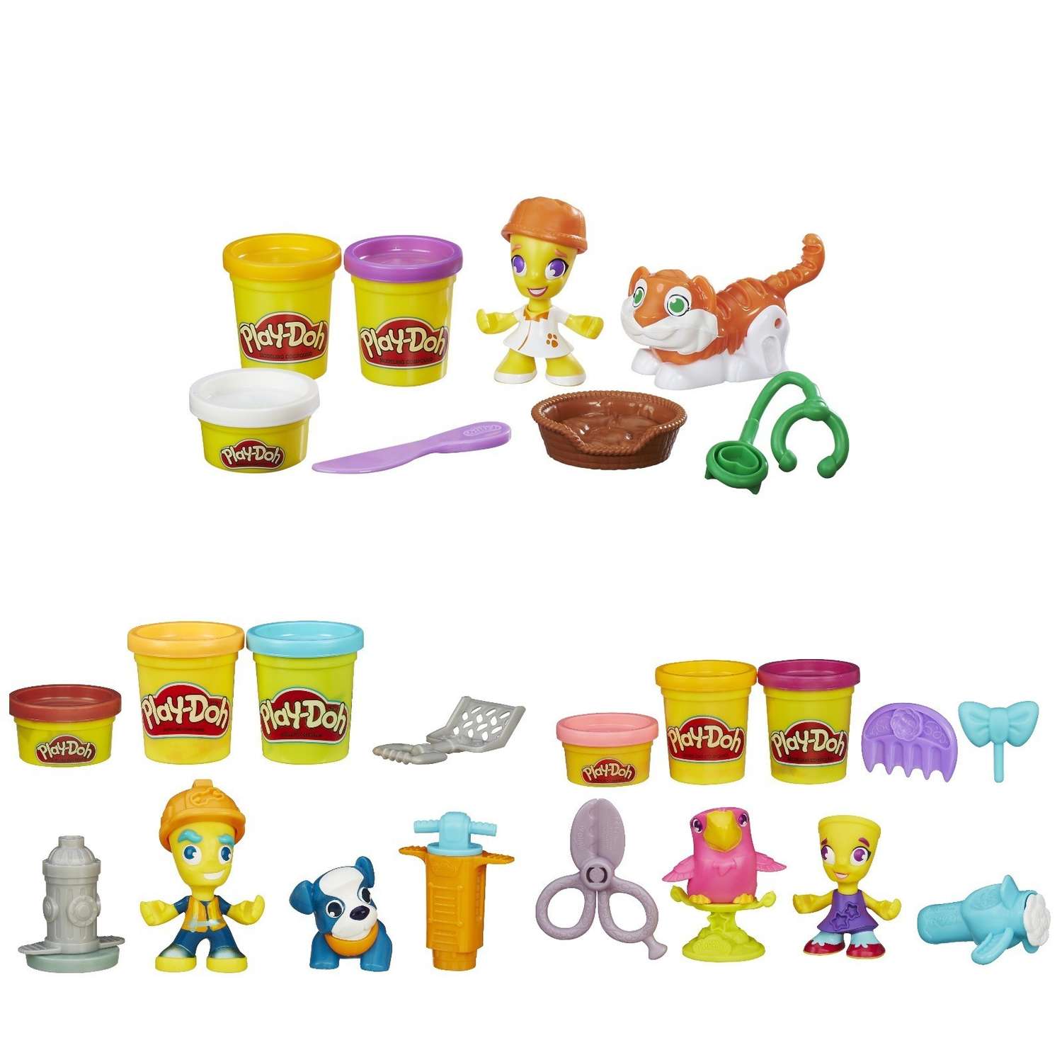 Набор Play-Doh Город Житель и питомец в ассортименте - фото 1