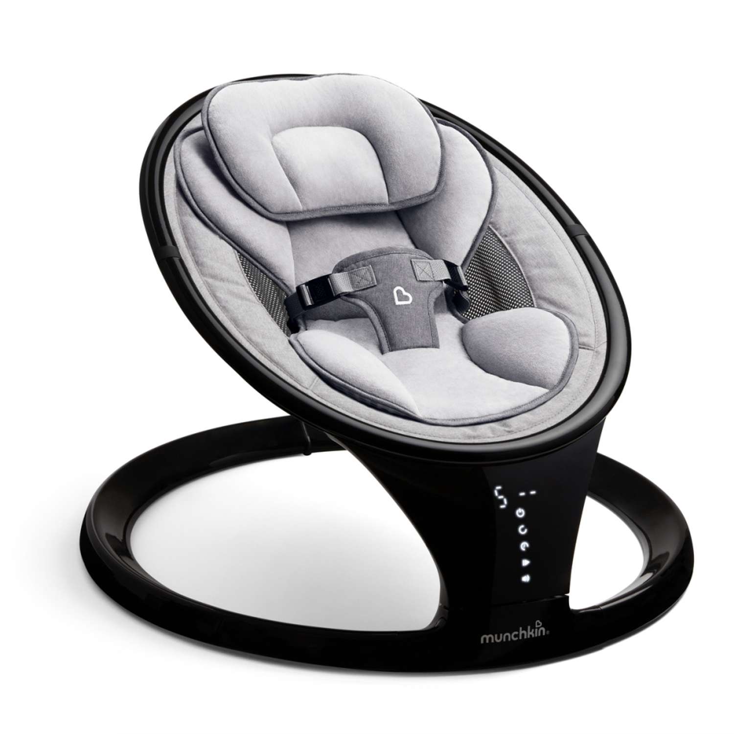 Шезлонг Munchkin для новорожденных Swing с поддержкой Bluetooth черный - фото 2