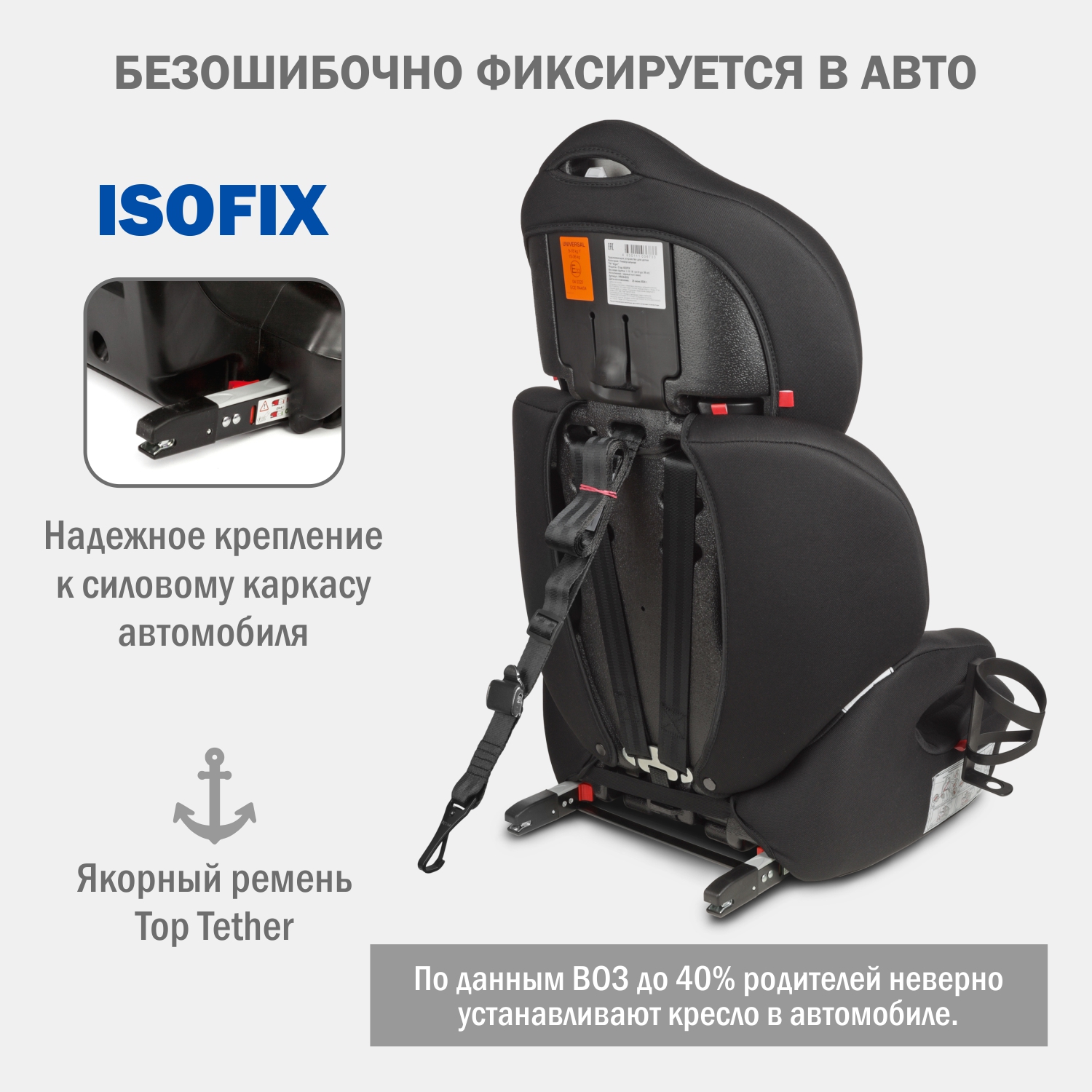 Детское автокресло SIGER Стар Isofix Lux - фото 3