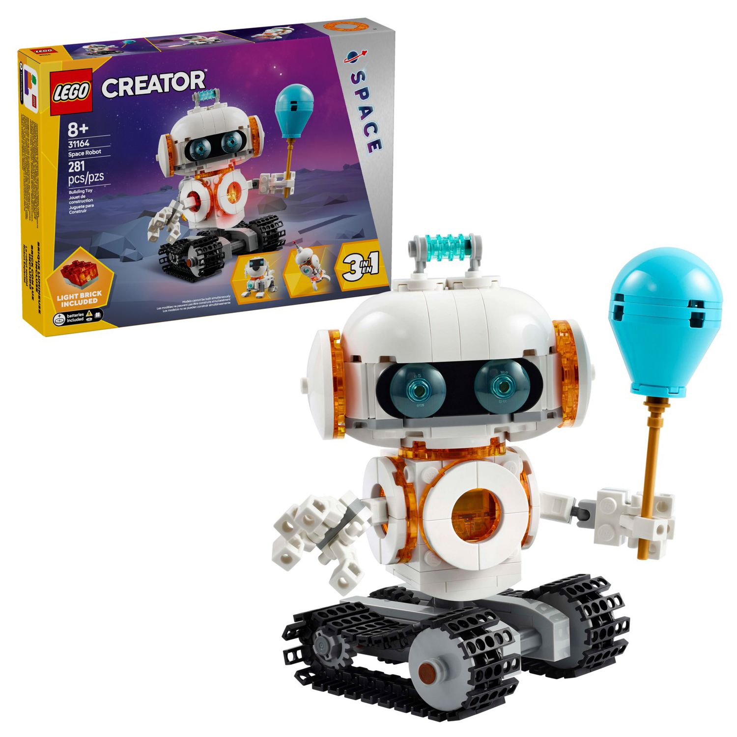 Конструктор детский LEGO Creator 3-in-1 Космический Робот - фото 1