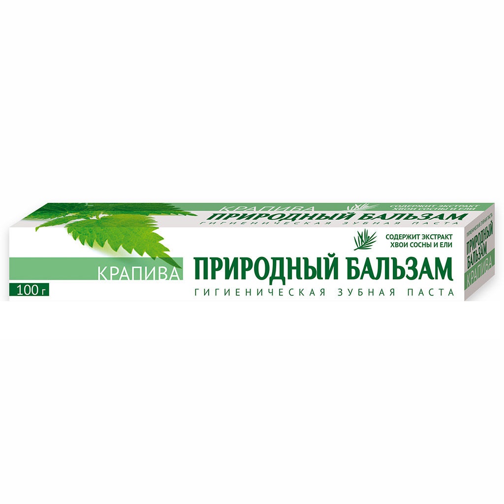 Зубная паста Весна Природный бальзам крапива в футляре 100г - фото 2