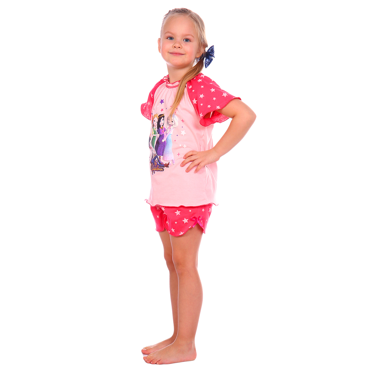 Пижама Детская Одежда S0412К/розовый_малиновый - фото 1
