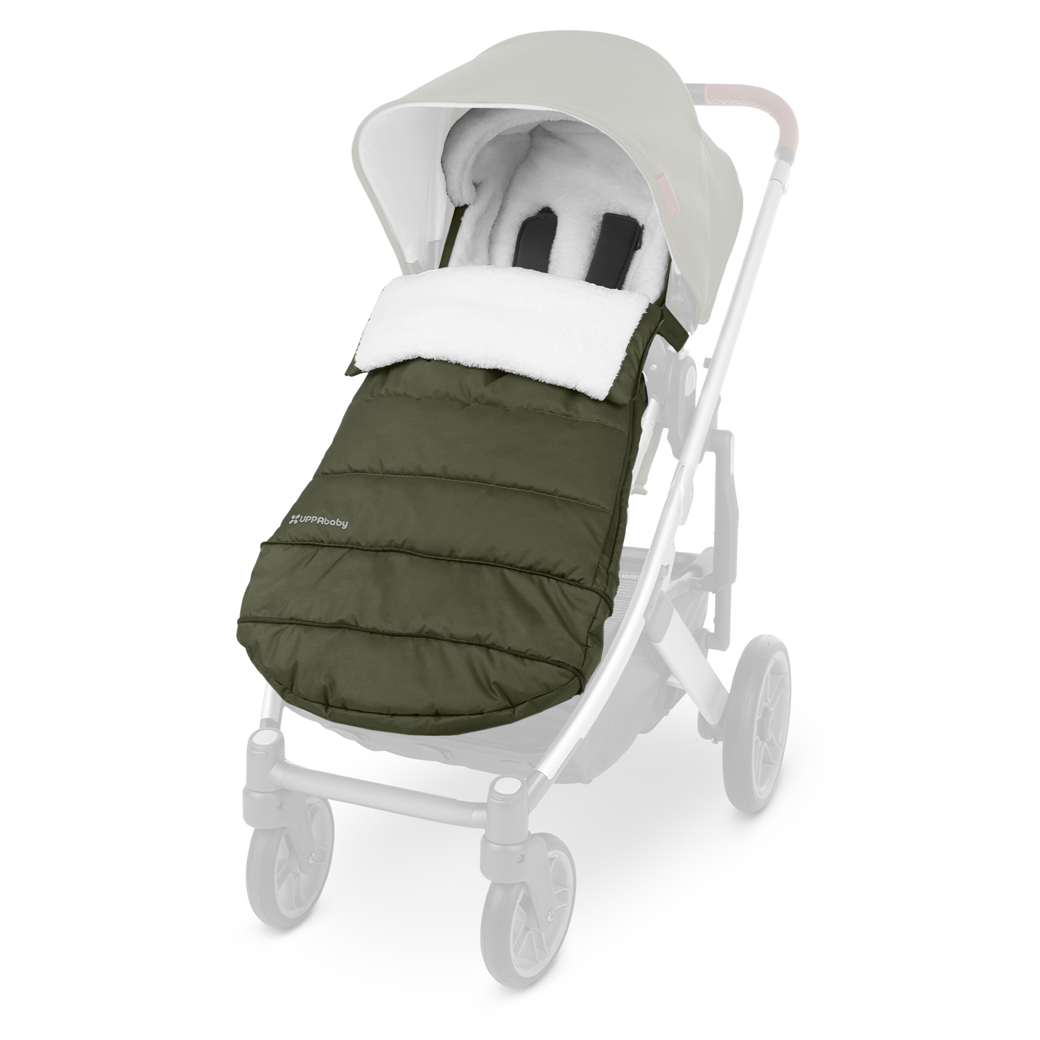 Чехол для коляски UPPAbaby утепленный Оливковый - фото 1