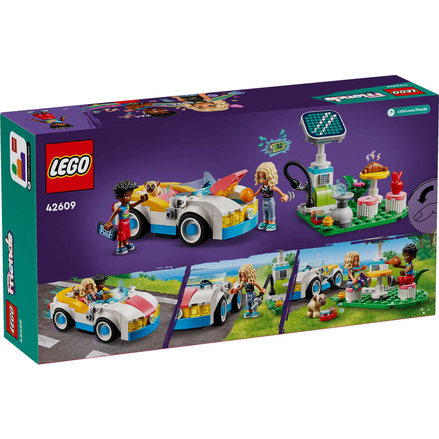 Конструктор LEGO Friends Электрическая машина и зарядное устройство 42609 - фото 4