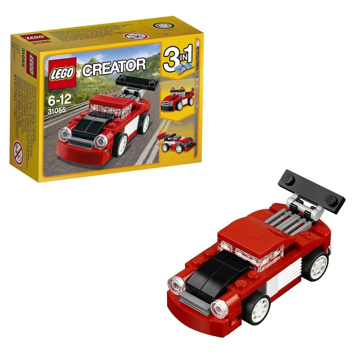 Конструктор LEGO Creator Красная гоночная машина (31055) - фото 1