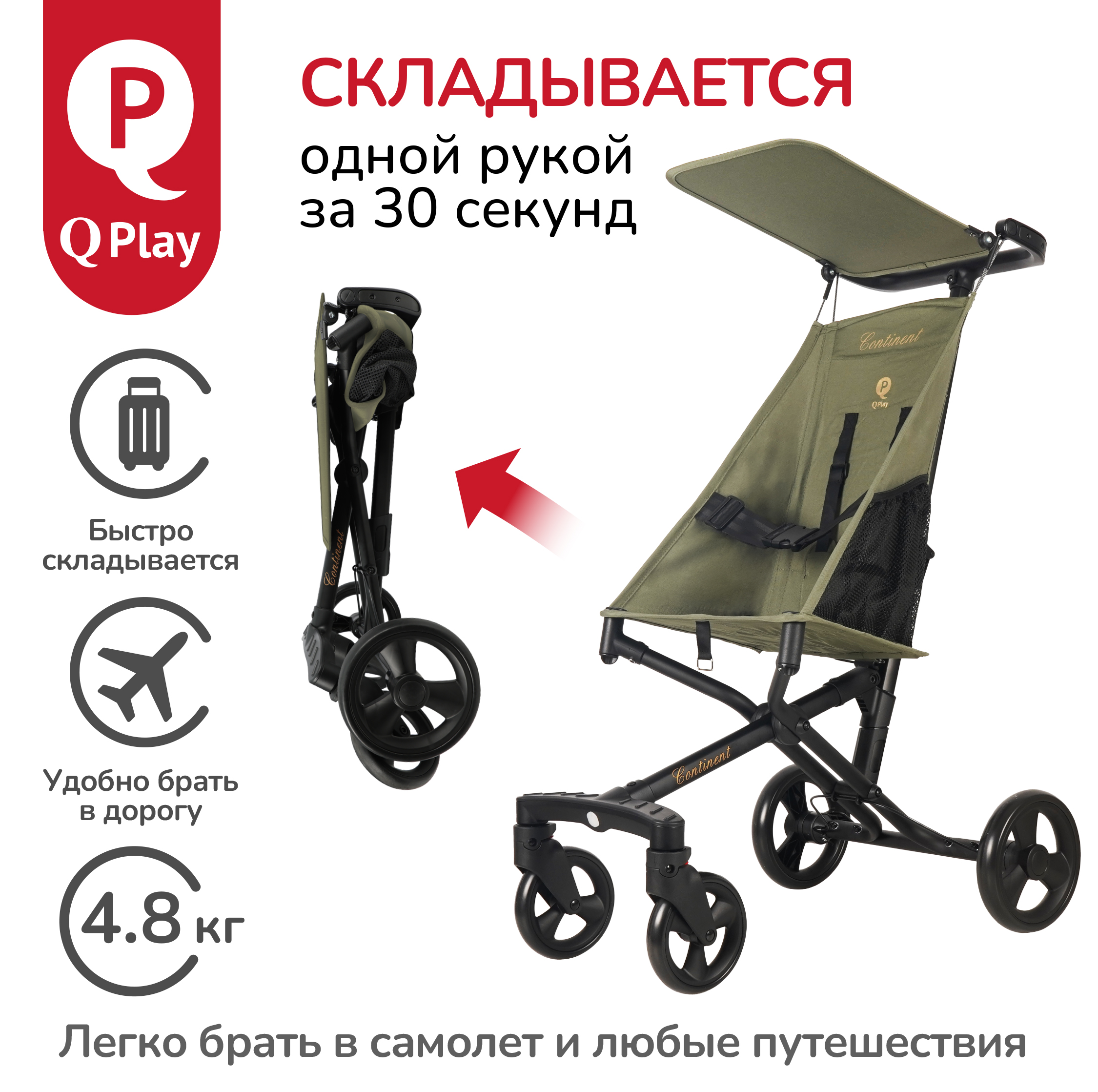 Коляска QPLAY Т28 - фото 4