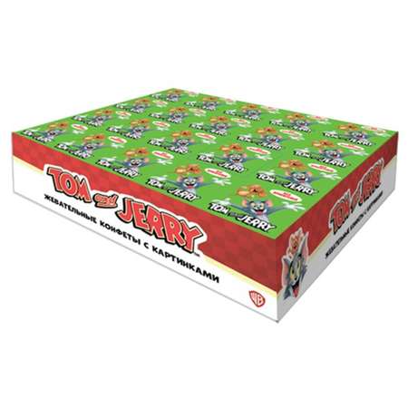 Жевательные конфеты Tom and Jerry (WB) Набор подарочный 40уп по 4шт со вкусом Яблоко