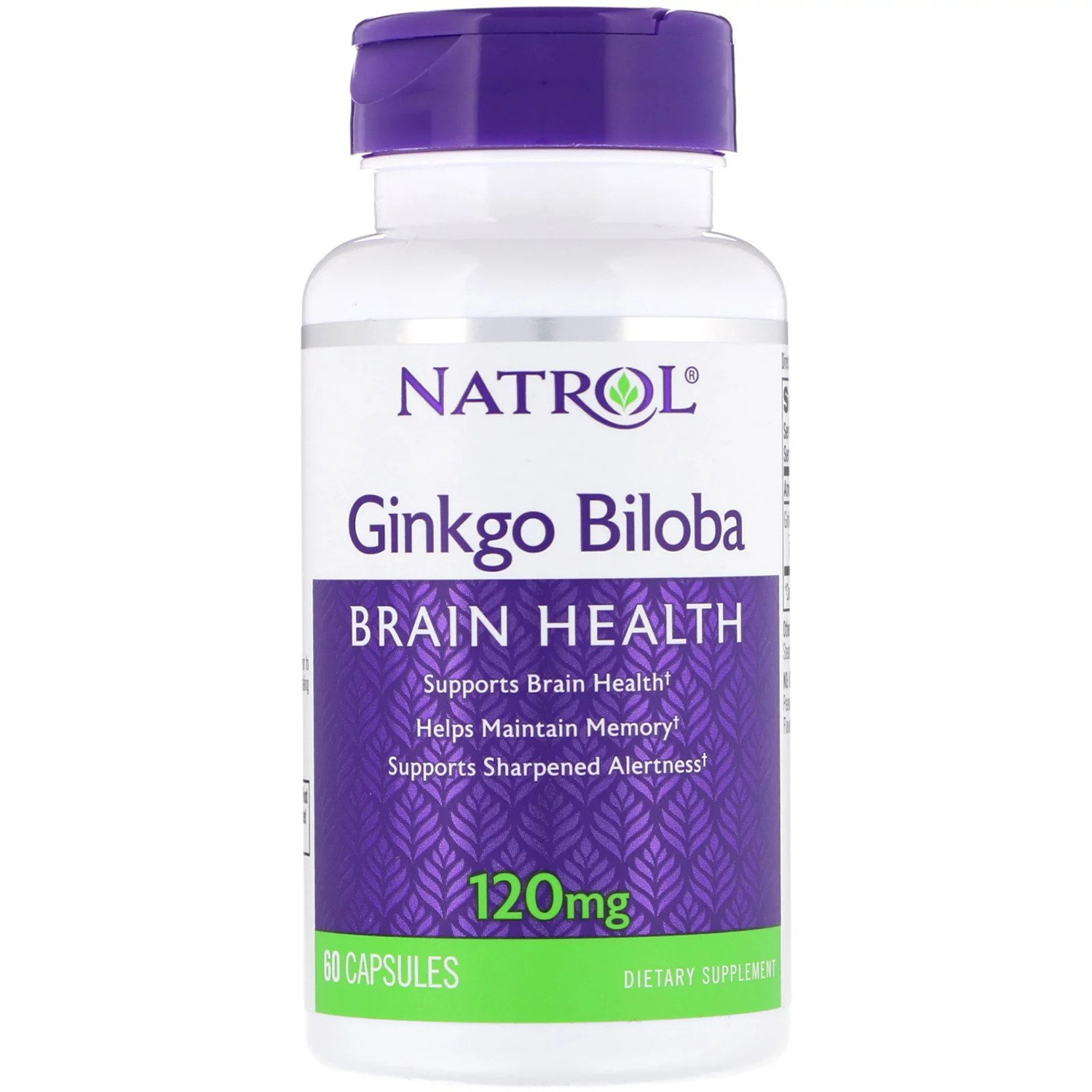 Биологически активная добавка Natrol Ginkgo Biloba 120мг*60капсул - фото 1