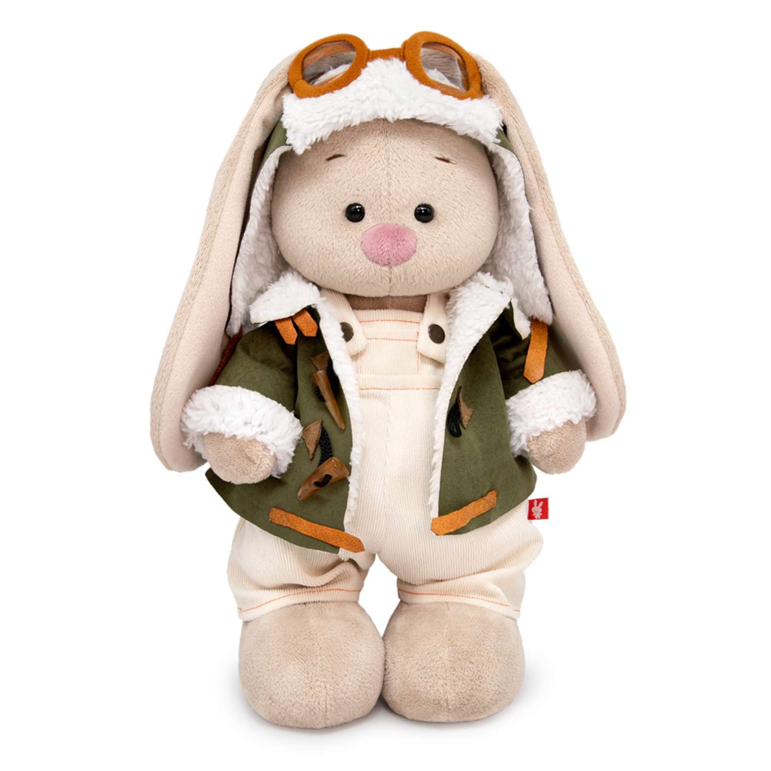 Мягкая игрушка BUDI BASA Зайка Ми в куртке-пилот 25 см StS-037 - фото 1