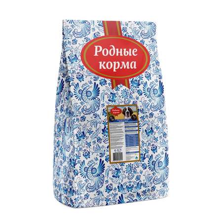 Сухой корм для собак Родные корма 10 кг (полнорационный)