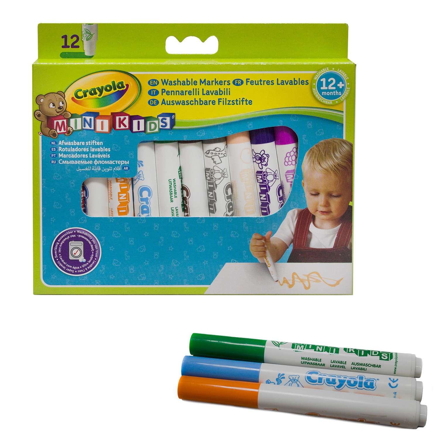 Фломастеры Crayola для малышей 12 цв. - фото 5
