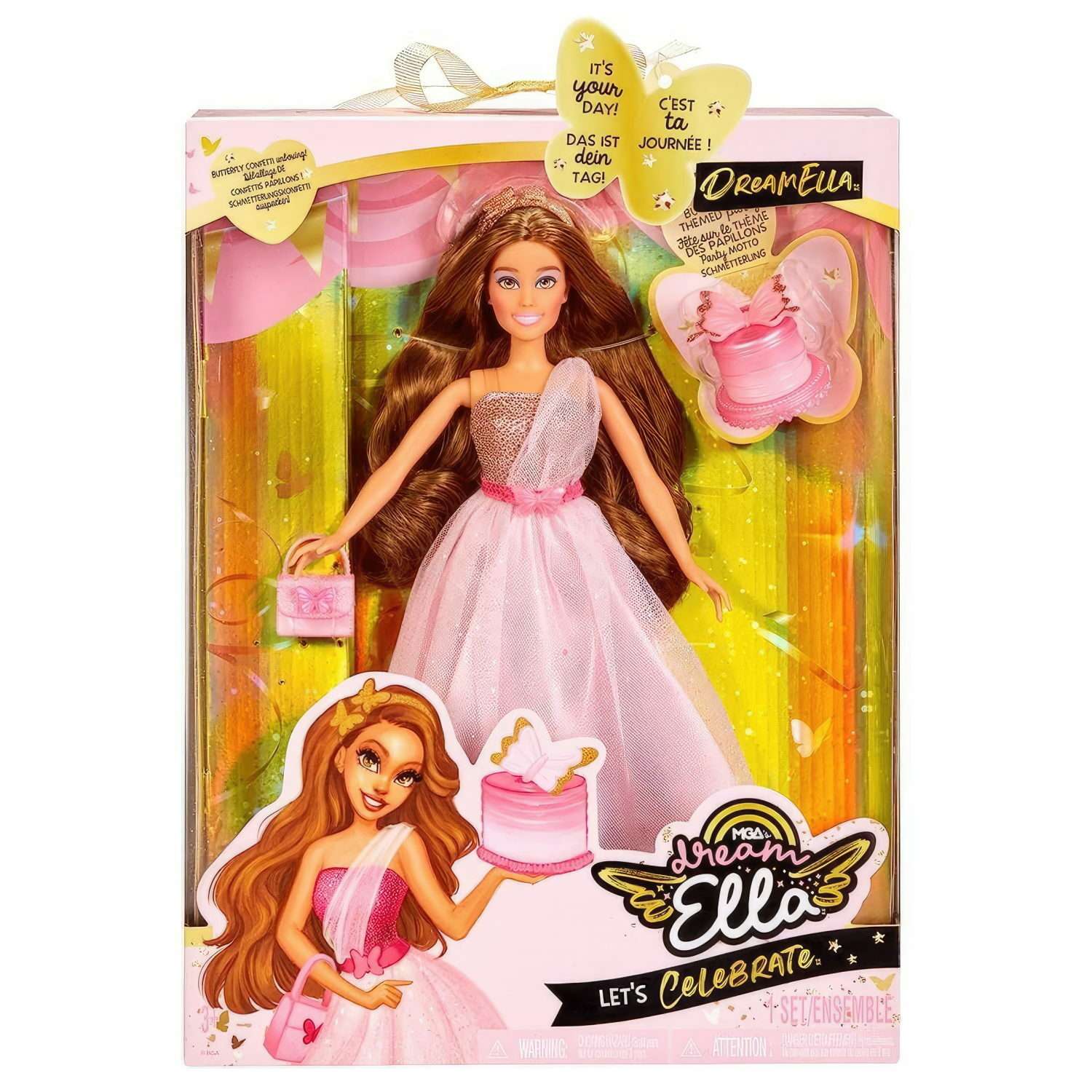 Кукла MGA Dream Ella Lets Celebrate конфетти с аксессуарами 583387 - фото 2