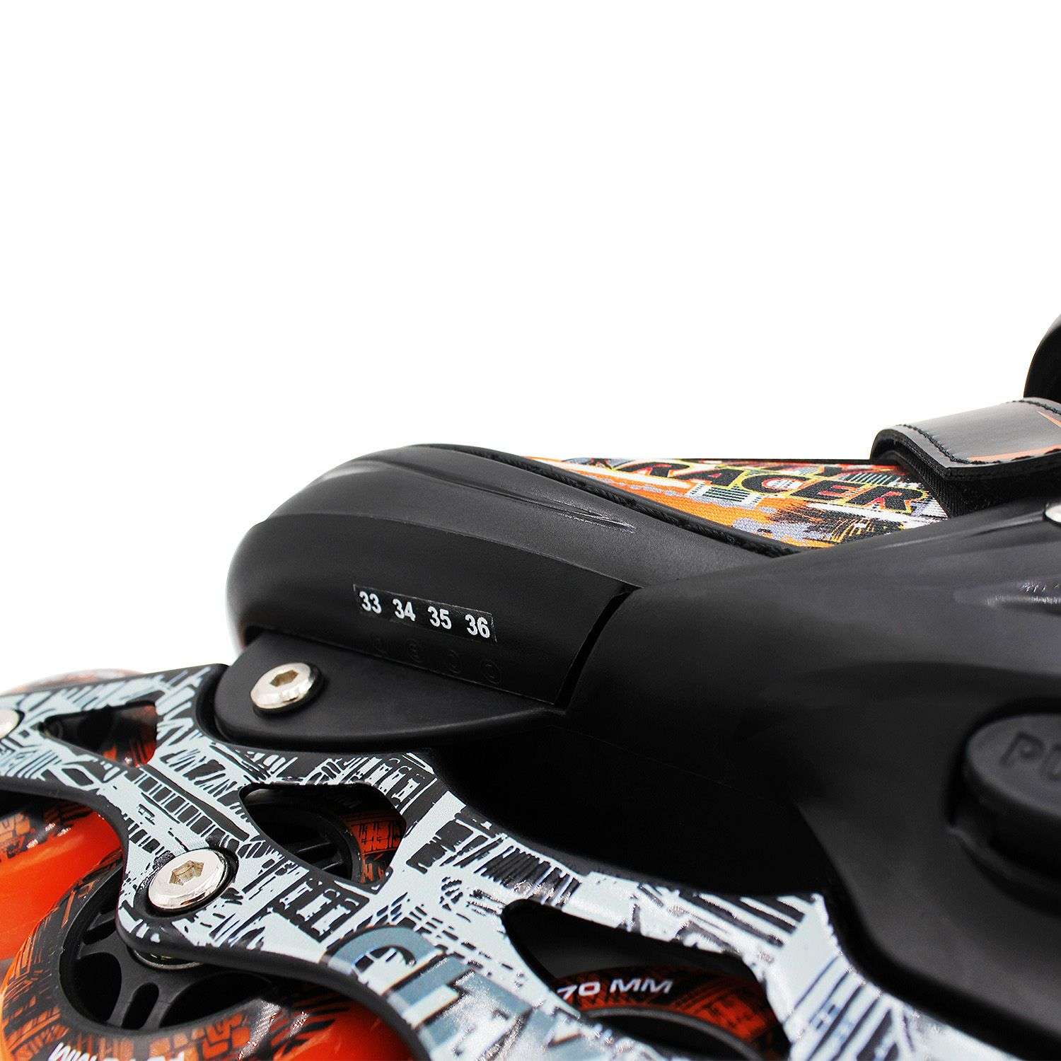 Набор роликовые коньки Sport Collection раздвижные Set City Racer Orange шлем и набор защиты в сумке размер S 29-32 - фото 8