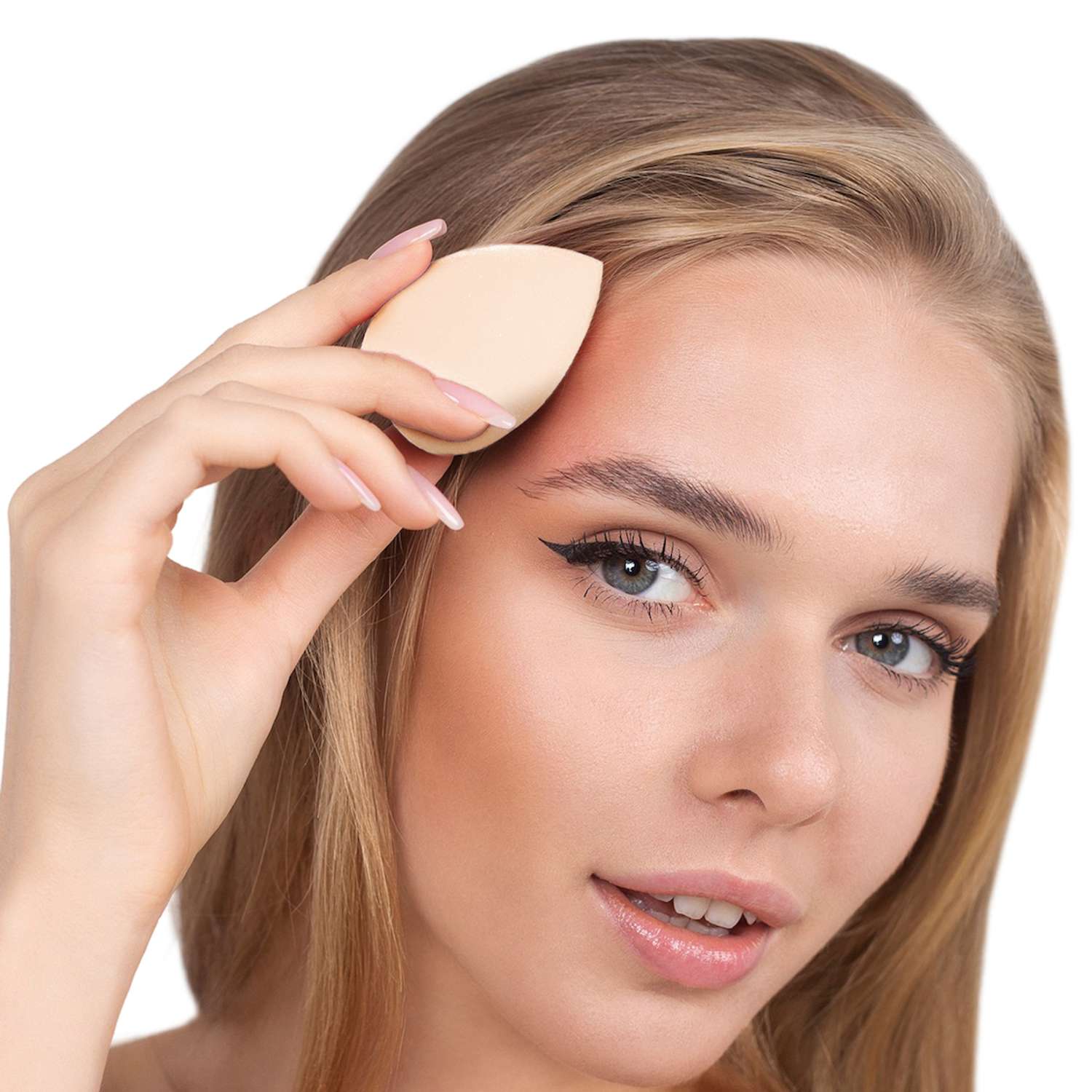 Спонжи для макияжа Beauty4Life персиковые 2 шт - фото 6