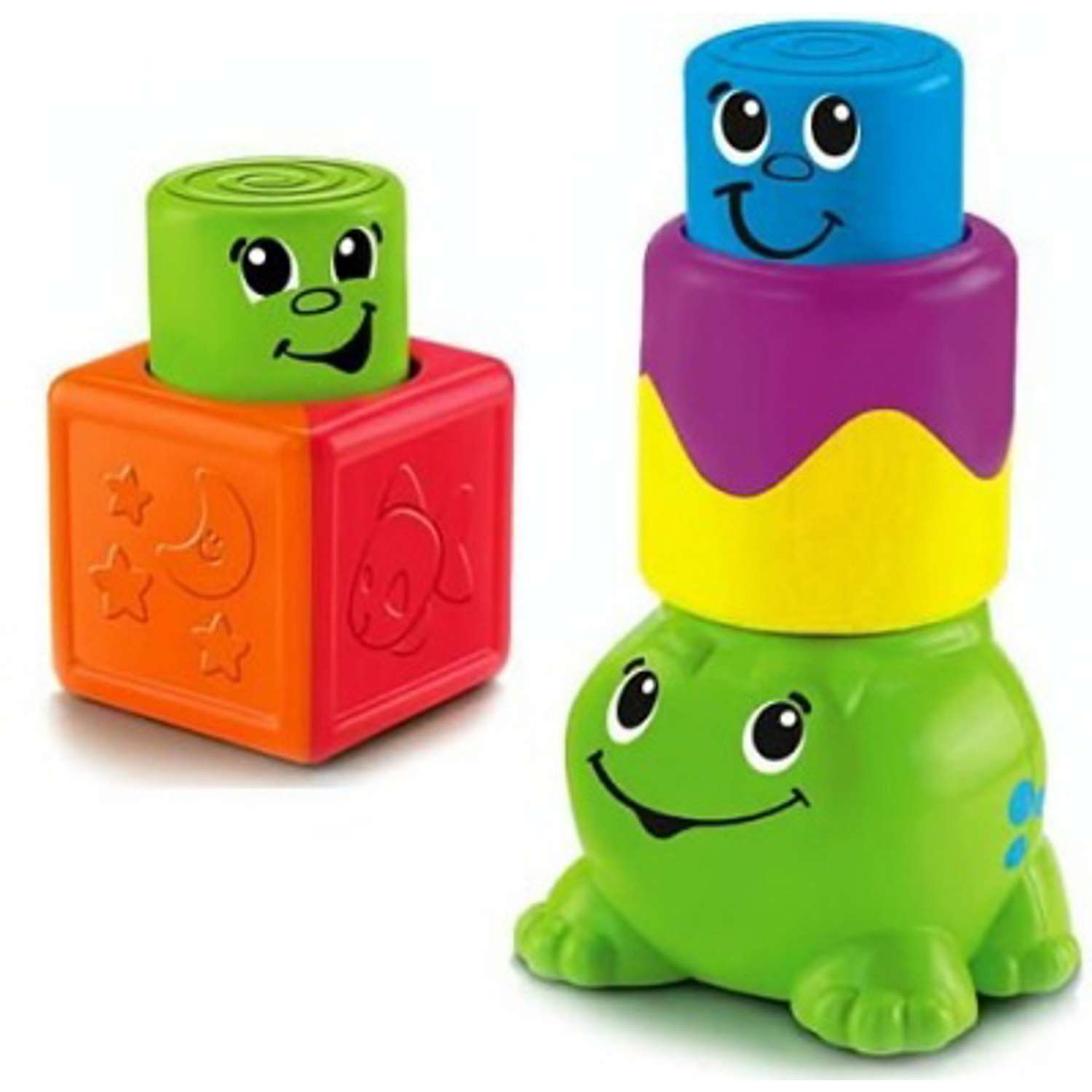 Кубики-блоки Mattel с сюрпризами. В ассортименте - фото 1