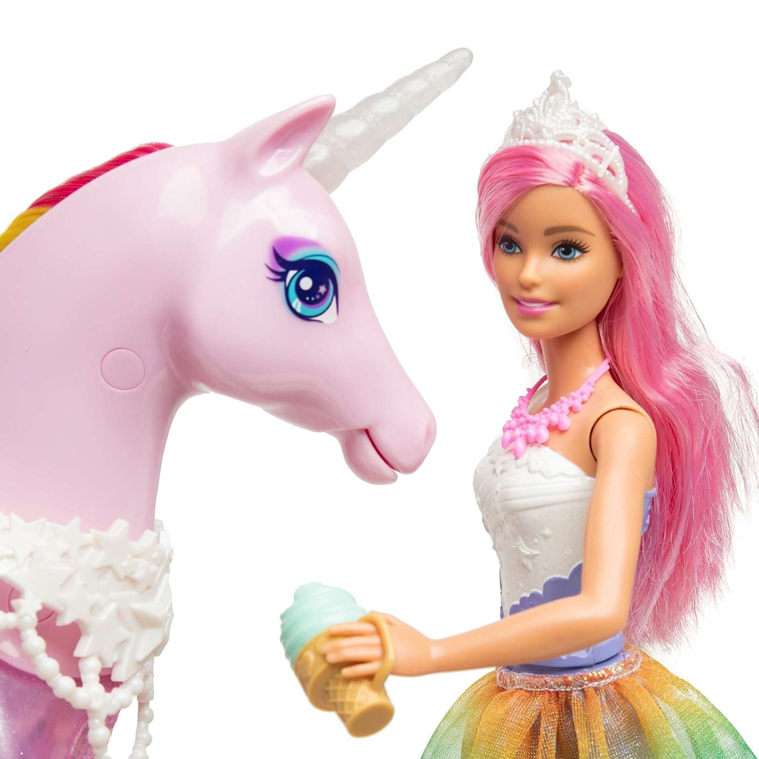 Набор игровой Barbie кукла и Радужный единорог FXT26 FXT26 - фото 14