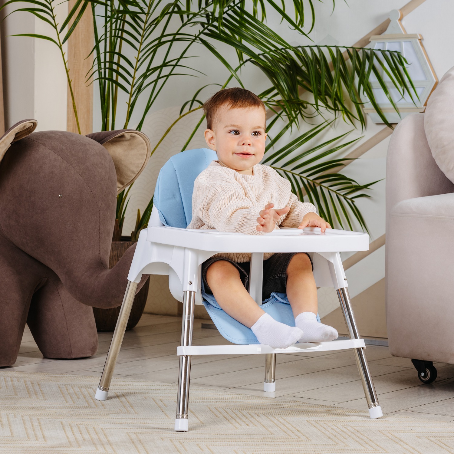 Стульчик для кормления BabyCare Kean классический - фото 15