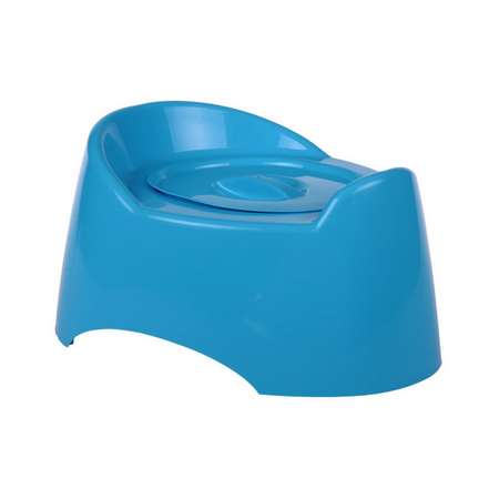 Горшок туалетный детский Альтернатива Малышок с крышкой голубой