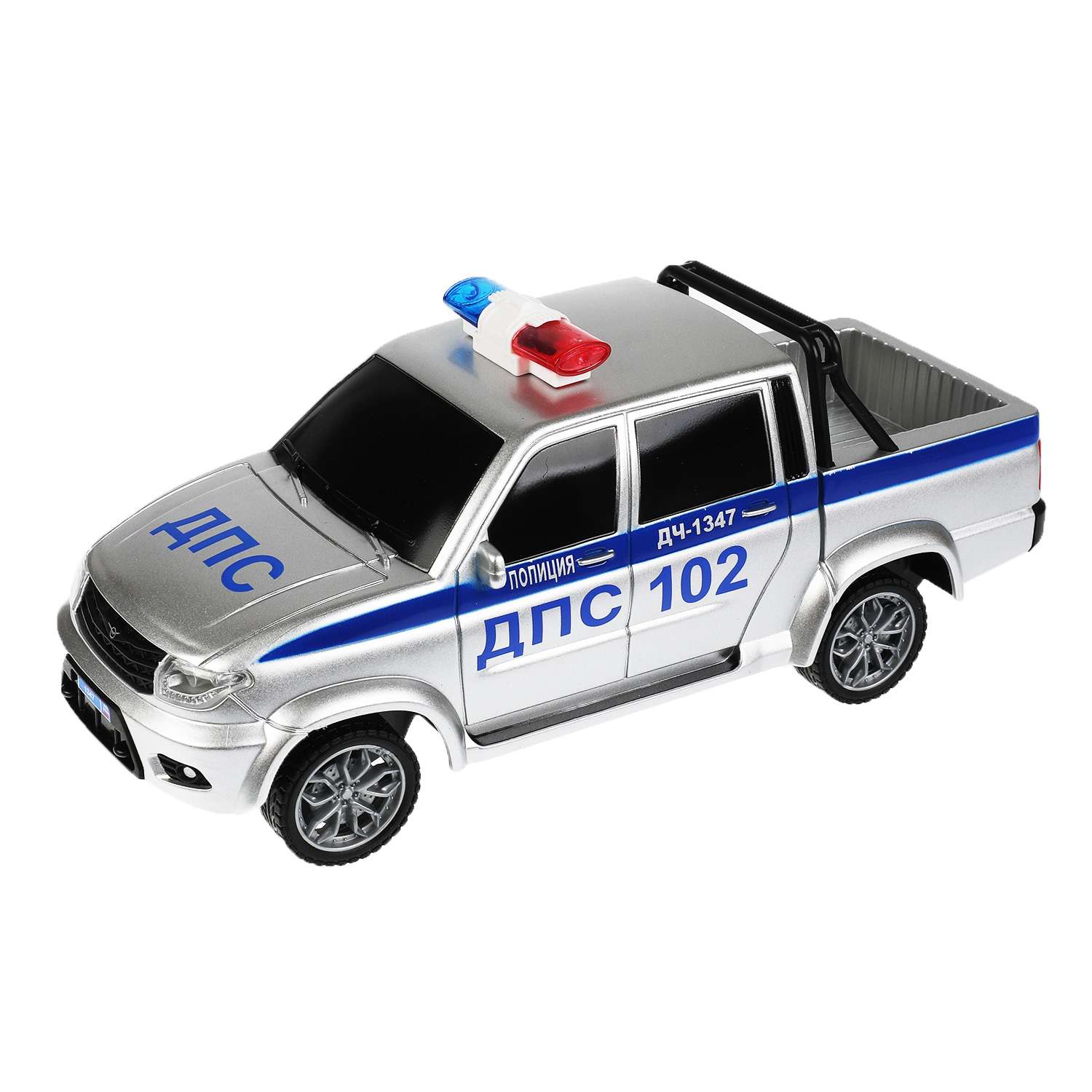 Машина Технопарк РУ Uaz Pickup Полиция 325160 325160 - фото 1