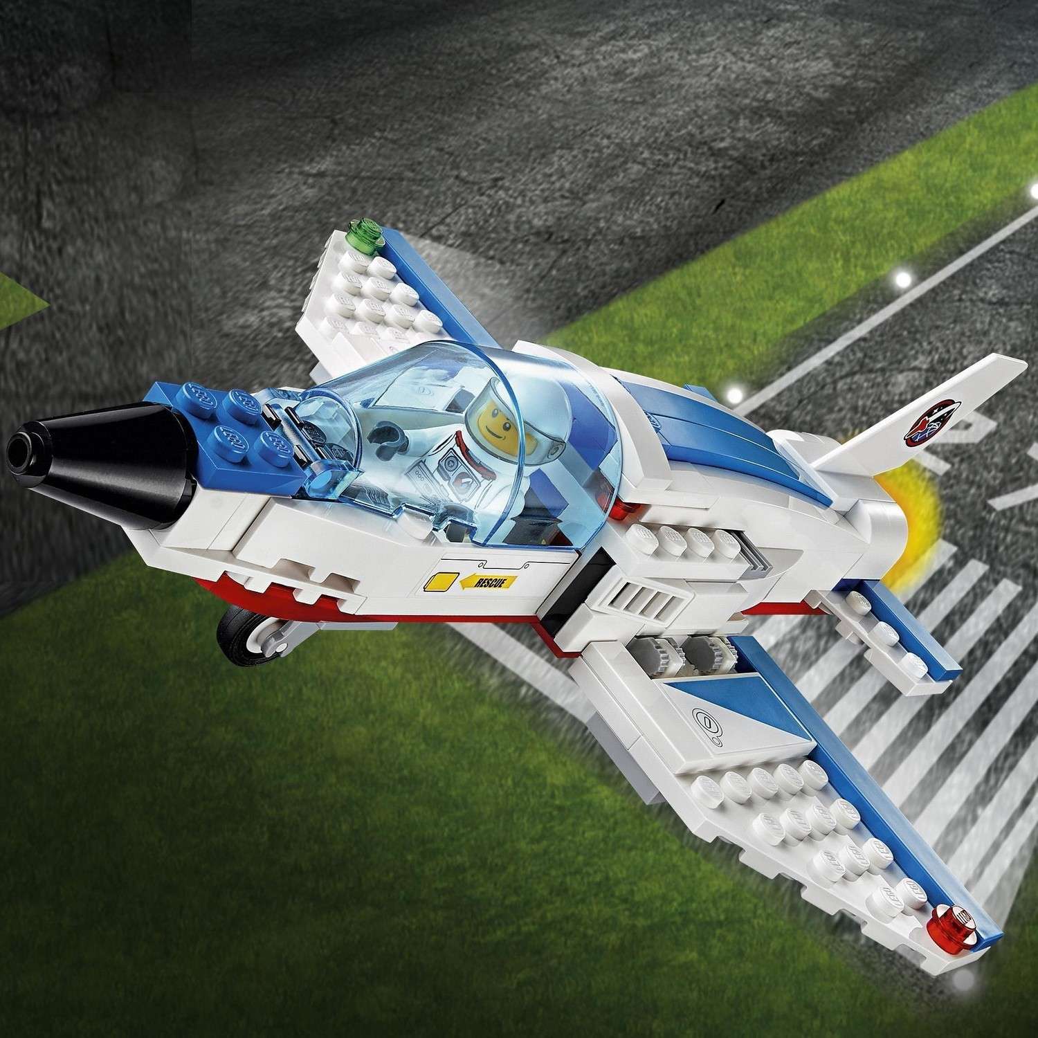 Конструктор LEGO City Space Port Транспортер для учебных самолетов (60079) - фото 9