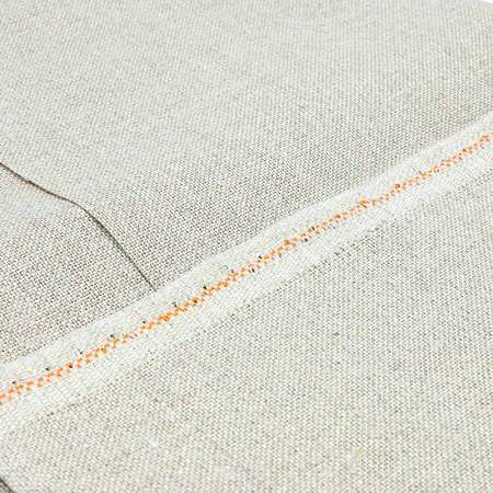 Канва Zweigart для вышивания шитья и рукоделия 32ct 50х70 см люрекс бежевая