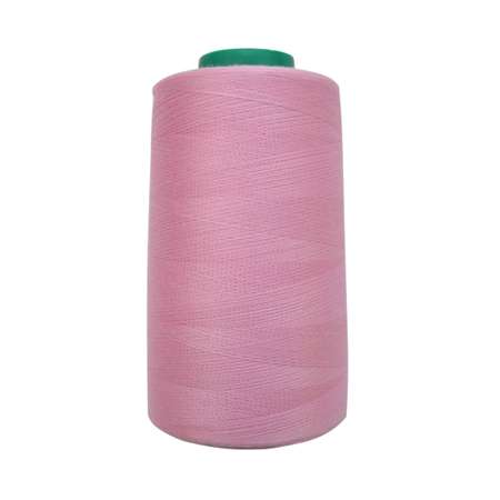 Нитки Bestex промышленные для тонких тканей для шитья 50/2 5000 ярд 1 шт 293 розово - сиреневый