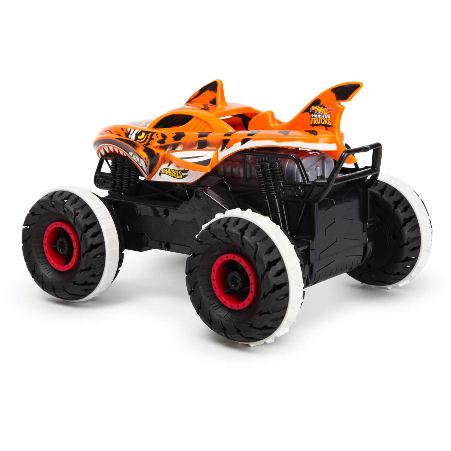 Машина Hot Wheels РУ 1:15 Monster Trucks Tiger Shark USB - фото 6