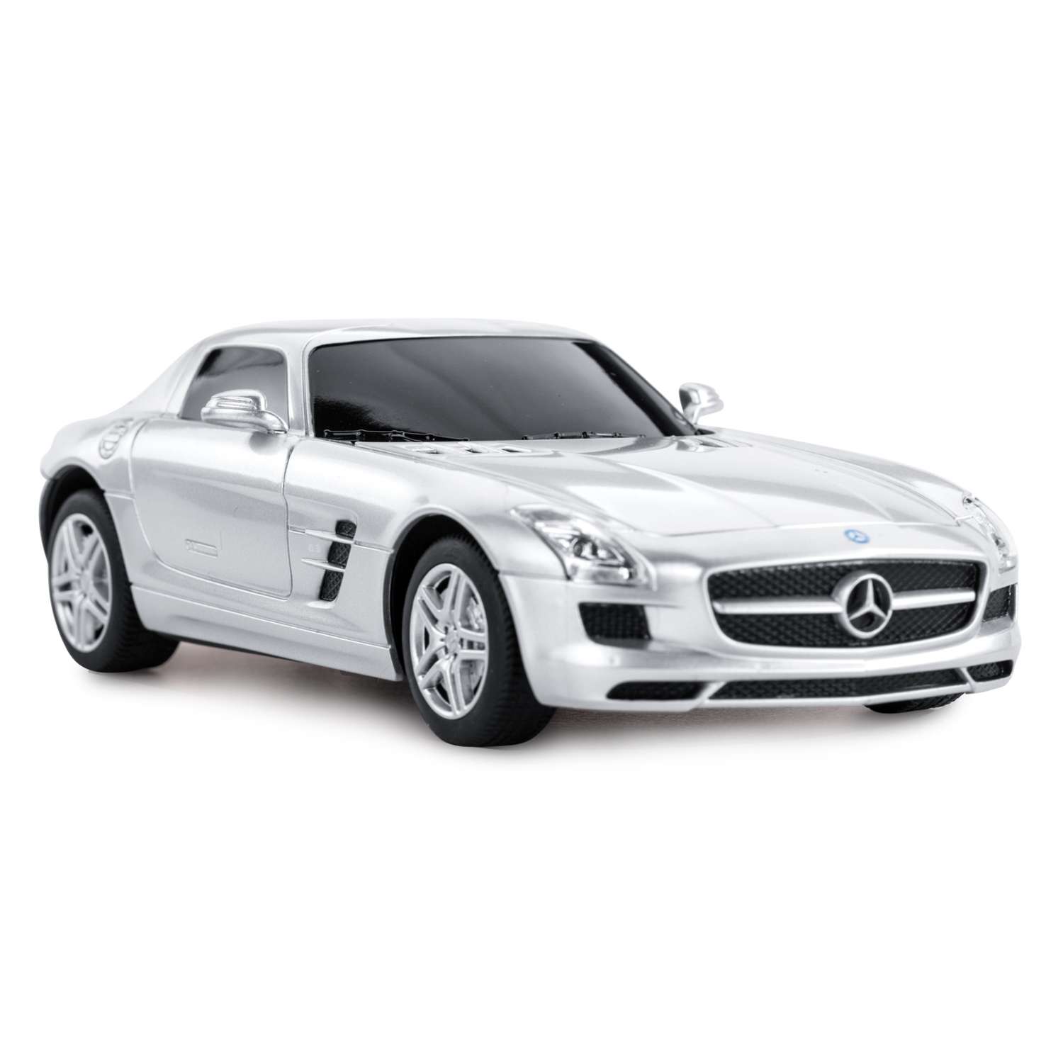 Машинка р/у Rastar Mercedes-Benz SLS 1:24 серебряная - фото 2