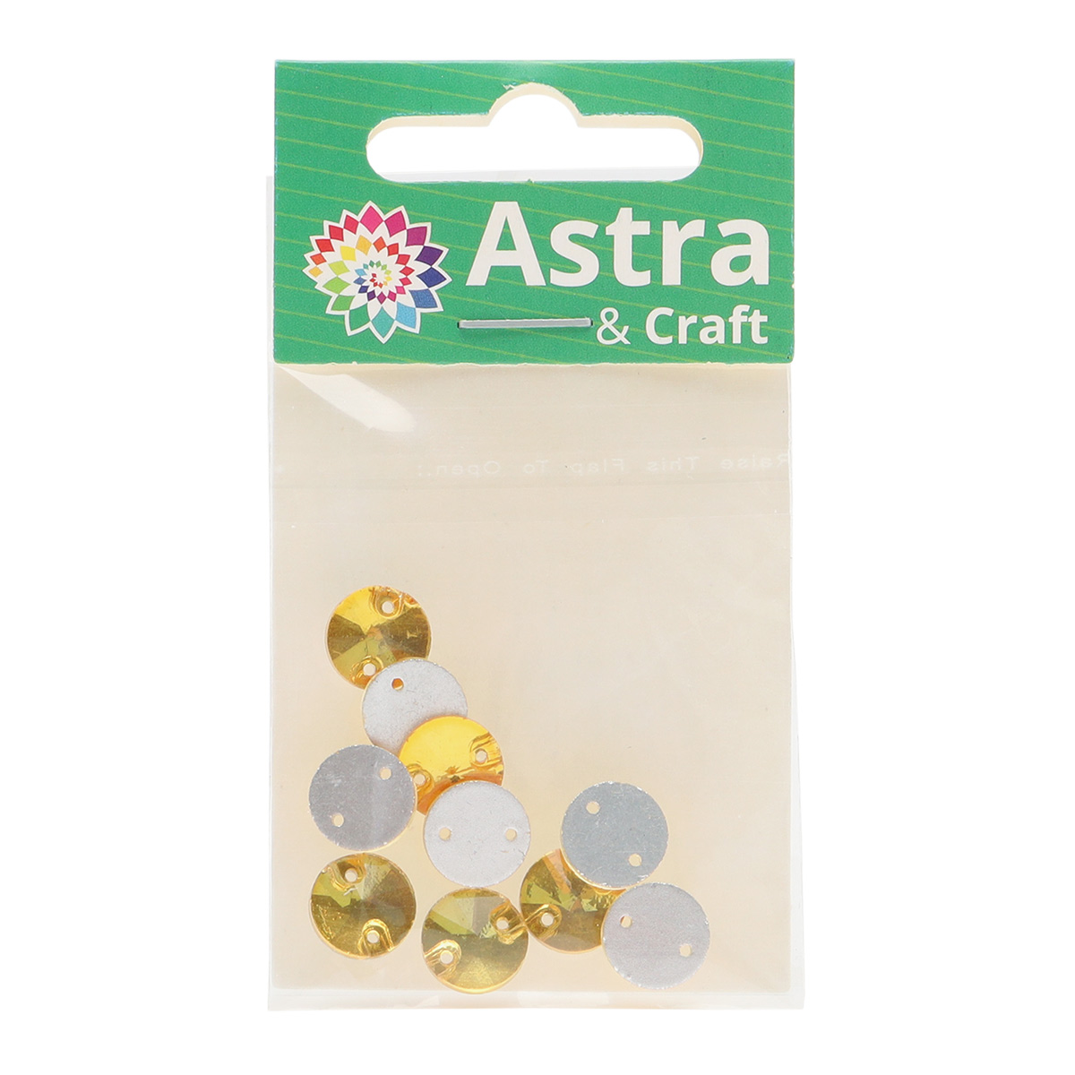 Хрустальные стразы Astra Craft пришивные круглые для творчества и рукоделия 10 мм 10 шт желтые - фото 4