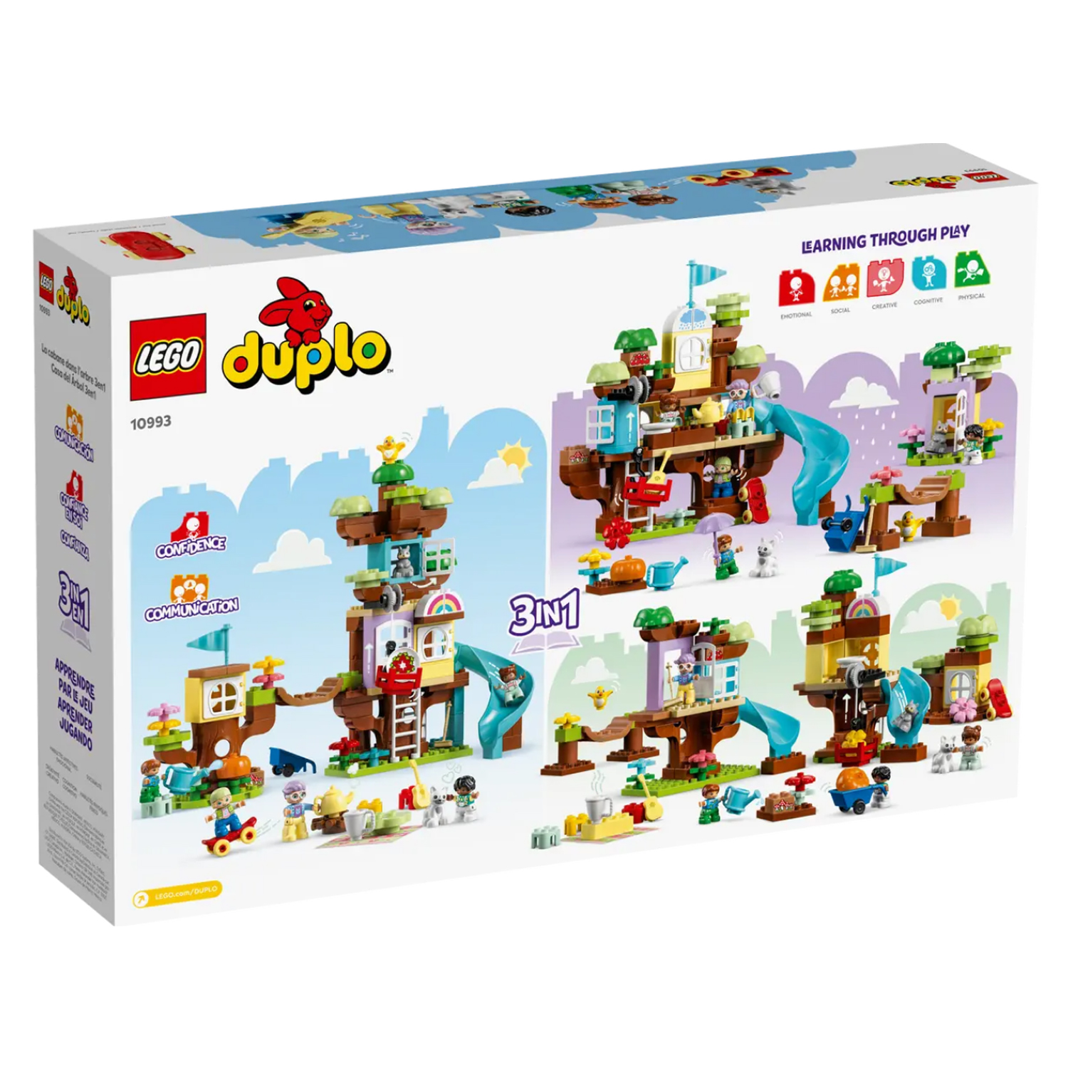 Конструктор LEGO Duplo Дом на дереве 3в 1 10993 купить по цене 13994 ₽ в  интернет-магазине Детский мир