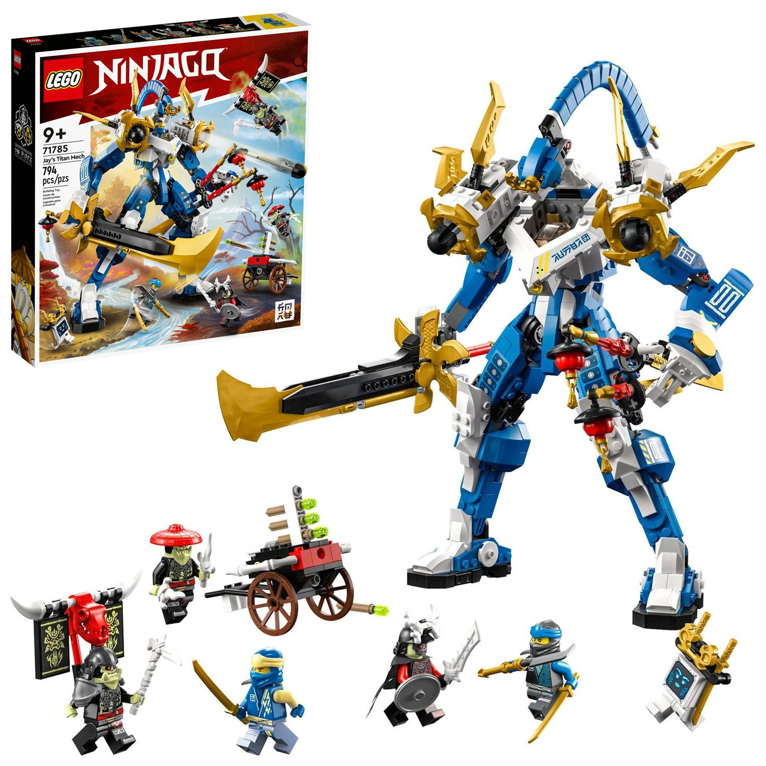 Конструктор детский LEGO Ninjago Механический титан Джея 71785 купить по  цене 10019 ₽ в интернет-магазине Детский мир