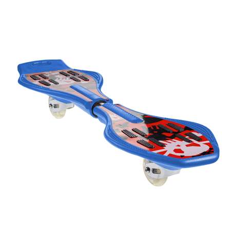 Скейтборд BABY STYLE двухколесный со светом конусы роллерсерф