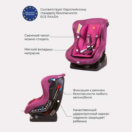 Автокресло Rant Pilot Velvet purple