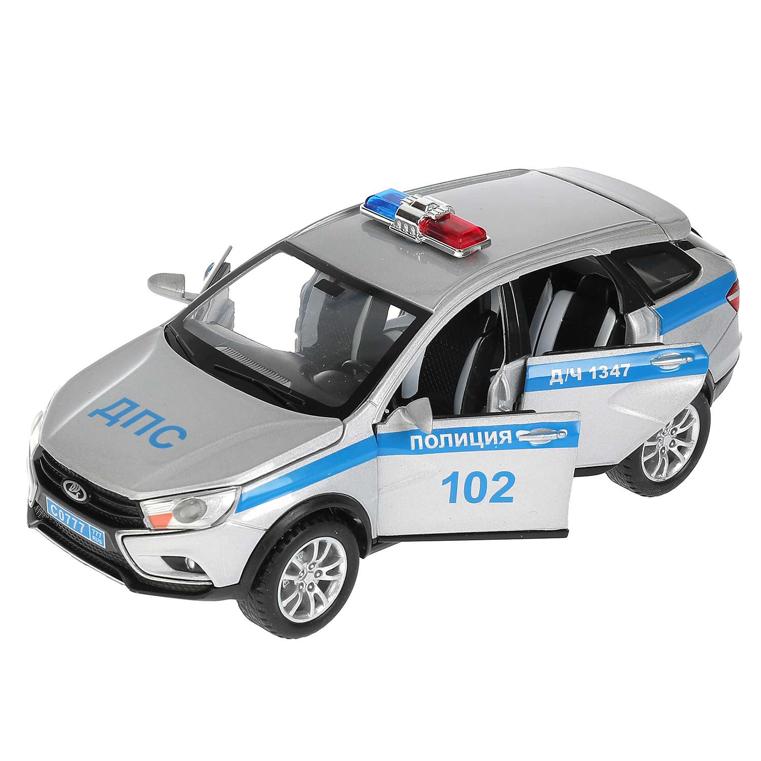 Машина Технопарк Lada Vesta Sw Cross Полиция 312709 312709 - фото 4