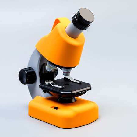 Микроскоп Sima-Land «Юный биолог» кратность до х1200 желтый подсветка