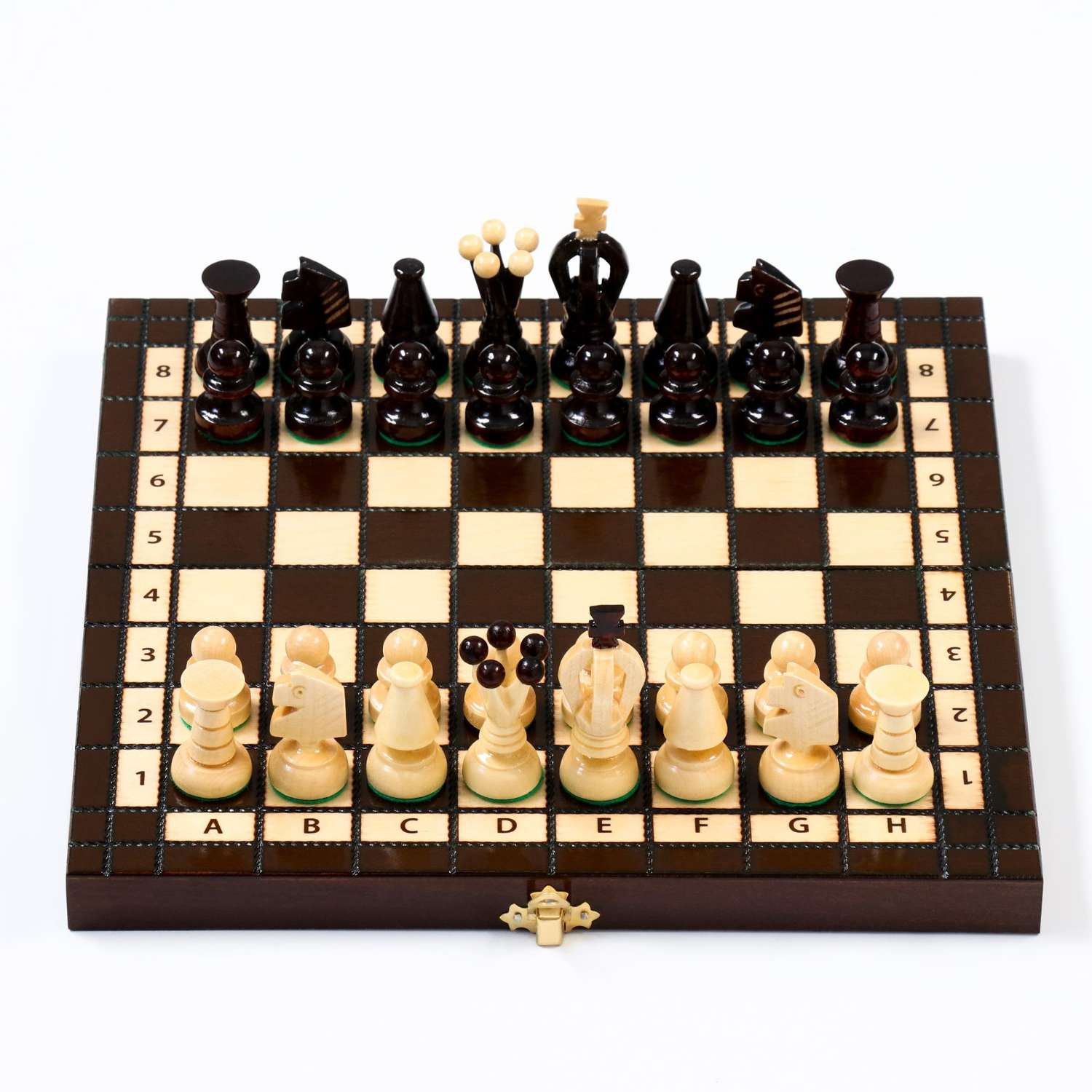 Шахматы Sima-Land «Королевские» 28х28 см король h=6 см пешка h 3 см - фото 1