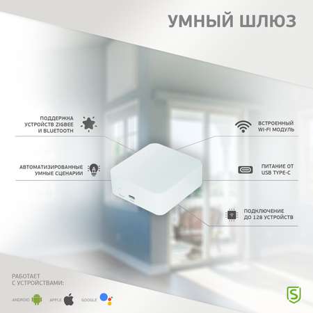 Умный шлюз SECURIC Wi-Fi Zigbee Bluetooth