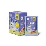 Корм для кошек Brit Premium форель в желе 85г*5+1шт