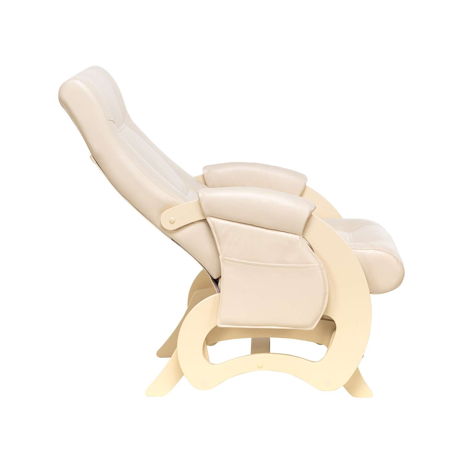 Кресло для кормления Milli Ария с карманами дуб шампань / Polaris Beige - фото 5