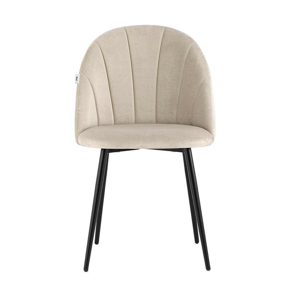 Комплект стульев Stool Group для кухни Логан велюр бежевый 2 шт - фото 6