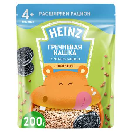 Каша молочная Heinz гречневая с черносливом 200г с 4месяцев