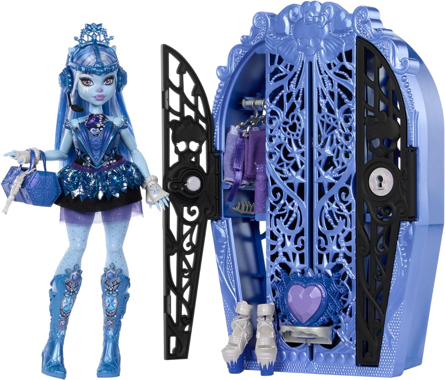 Кукла Monster High Skulltimate Secrets Abbey HXH87 HXH87 - фото 1