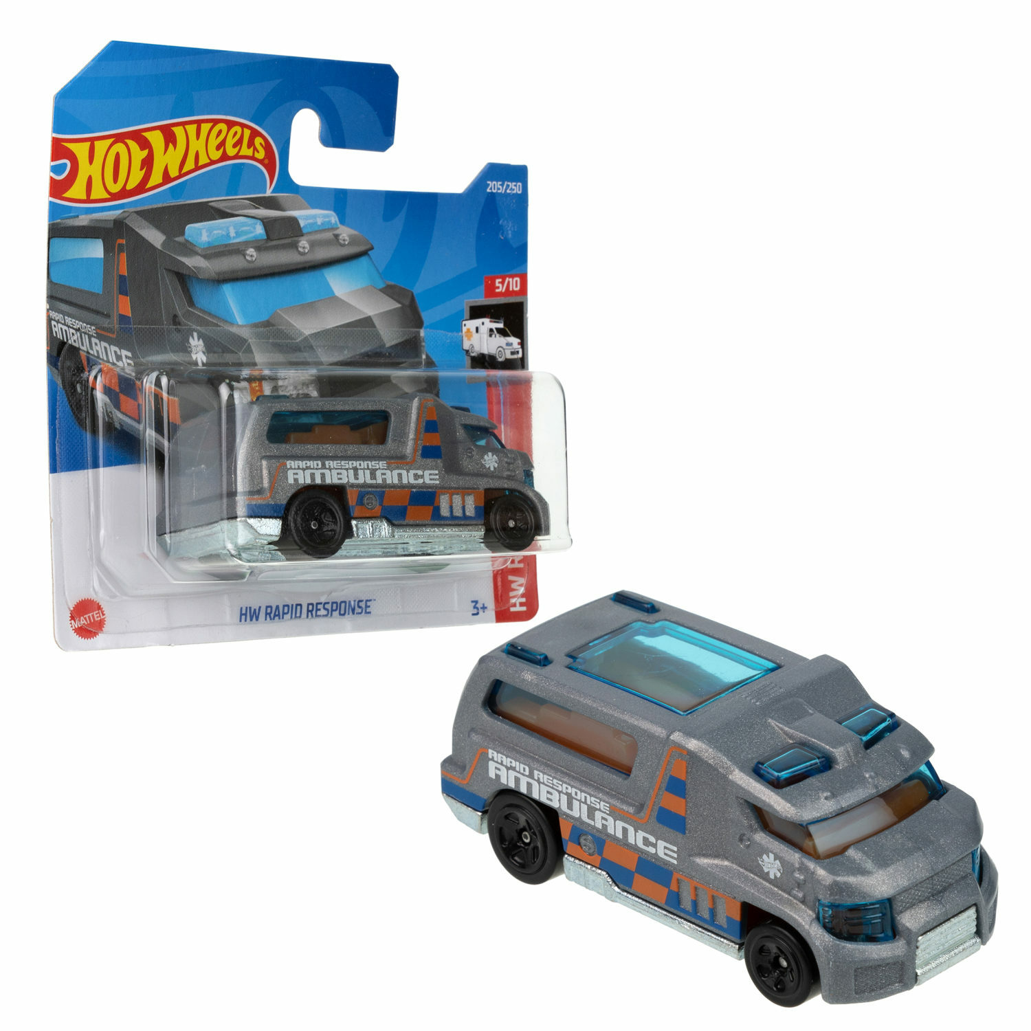 Скорая помощь Hot Wheels без механизмов 5785-106 - фото 1