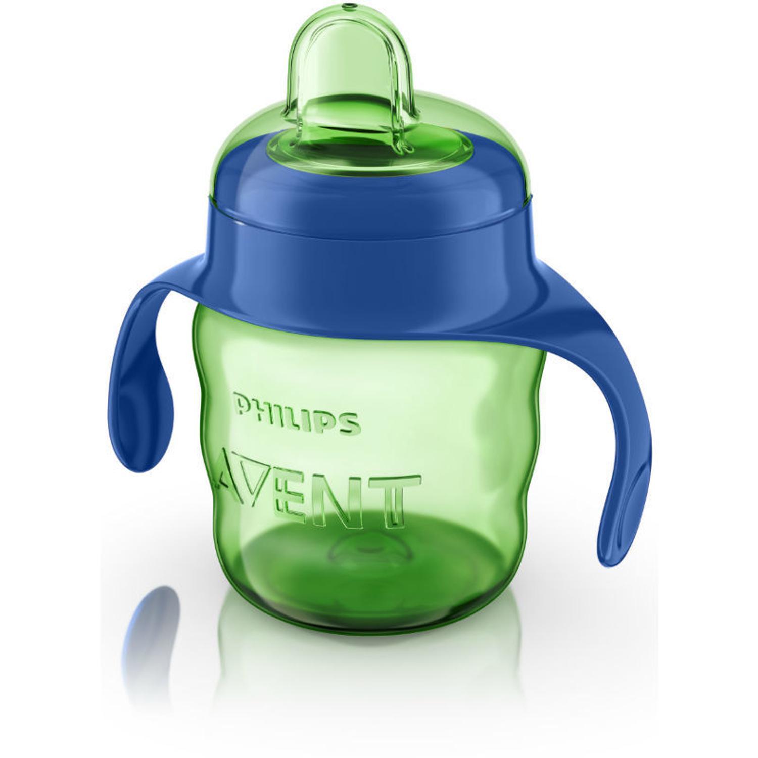 Чашка с ручками Philips Avent Comfort 200 мл 6 мес+ Голубая - фото 1