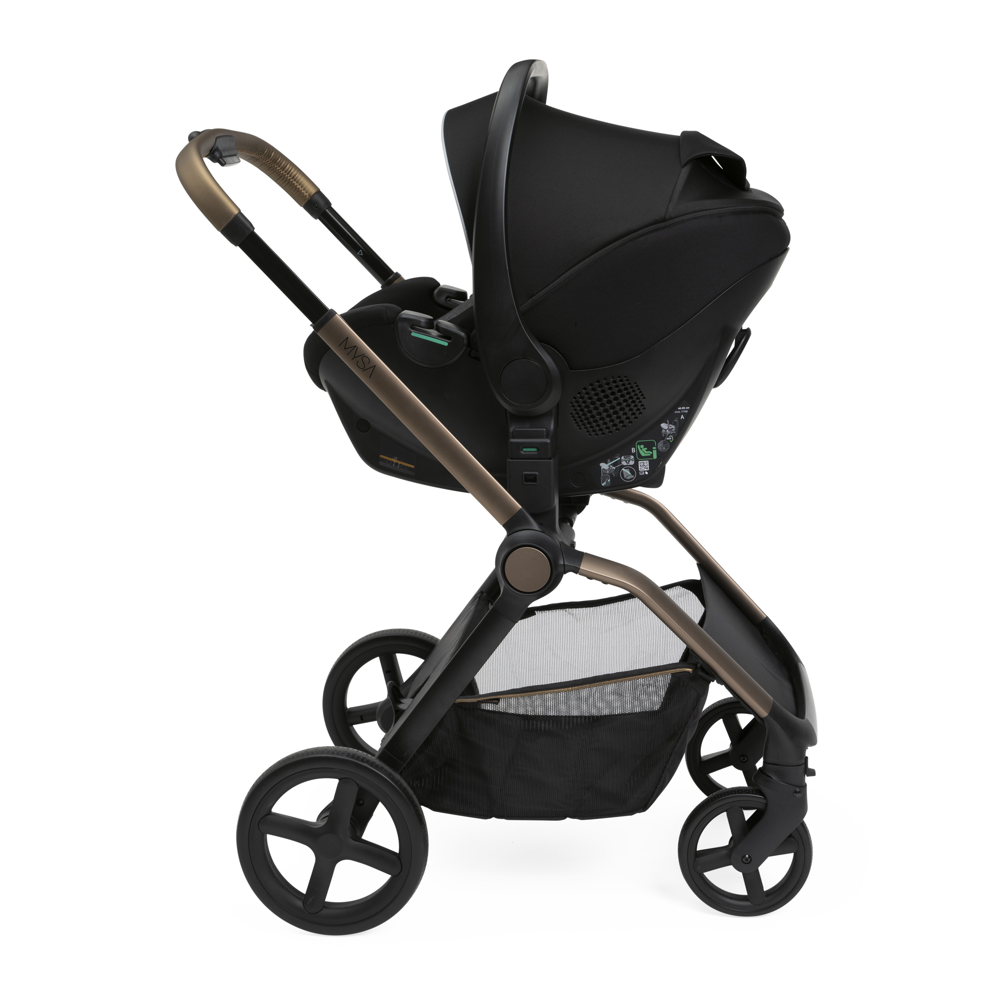 Коляска Chicco Mysa Stroller bronze lizard re lux - фото 6