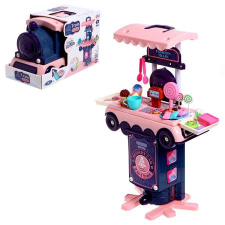 Игровой набор Sima-Land Кафетерий в чемодане-паровозе