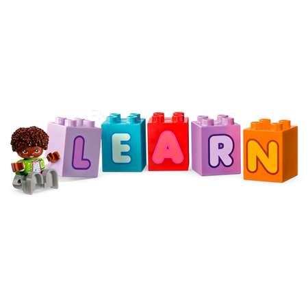 Конструктор LEGO DUPLO Алфавит Грузовик блочный